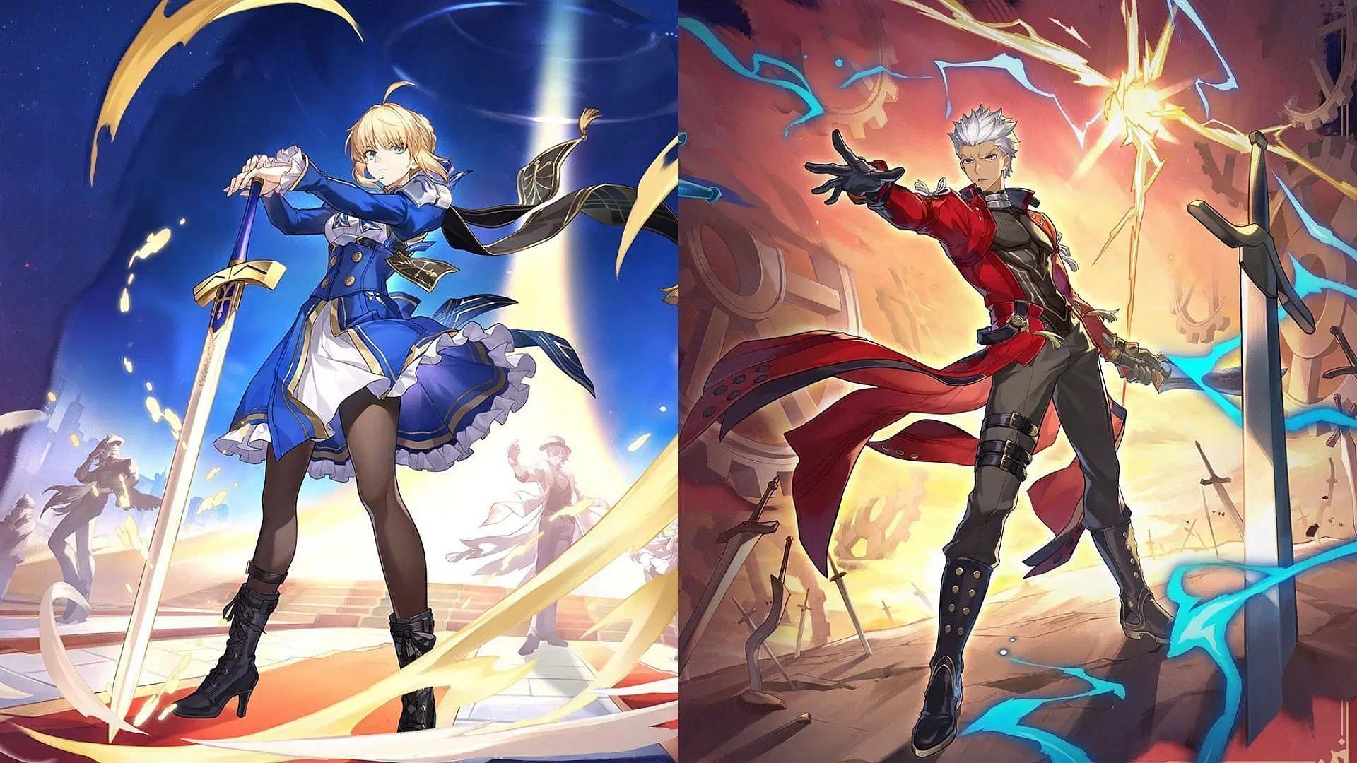 Saber and Archer (Image via HoYoverse)